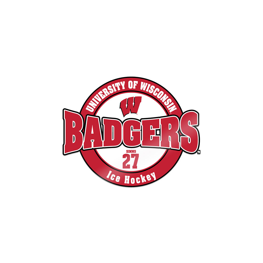 Wisconsin - NCAA Women's Ice Hockey : Kirsten Simms - Sticker-0