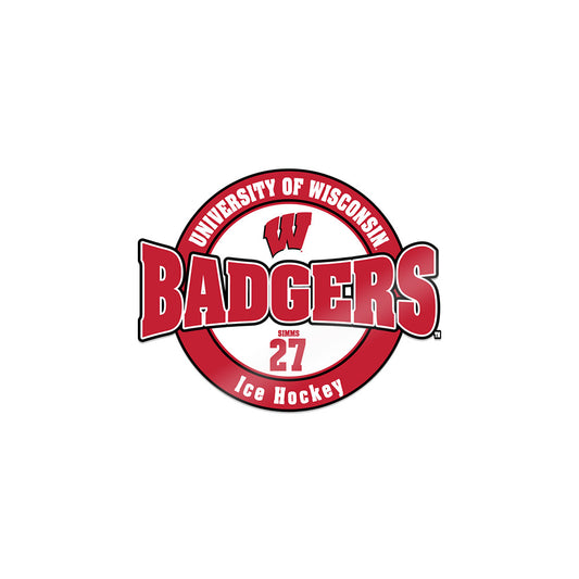 Wisconsin - NCAA Women's Ice Hockey : Kirsten Simms - Sticker-0