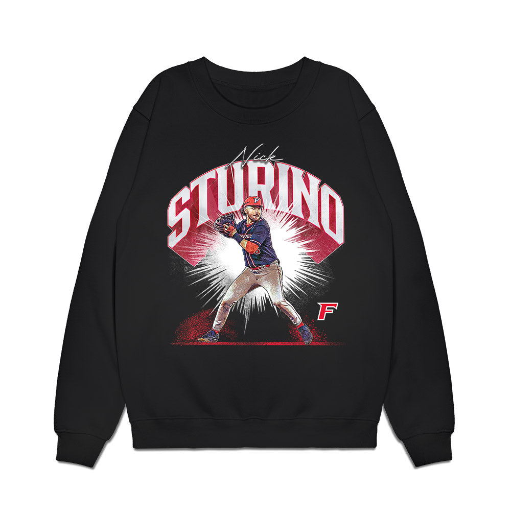 Fairfield - NCAA Baseball : Nick Sturino - Collage Premium Crewneck Sweatshirt-0