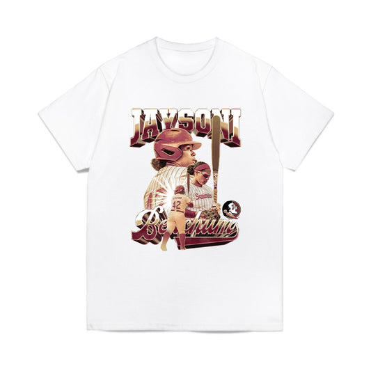 FSU - NCAA Softball : Jaysoni Beachum - Collage Comfort Colors T-Shirt-0