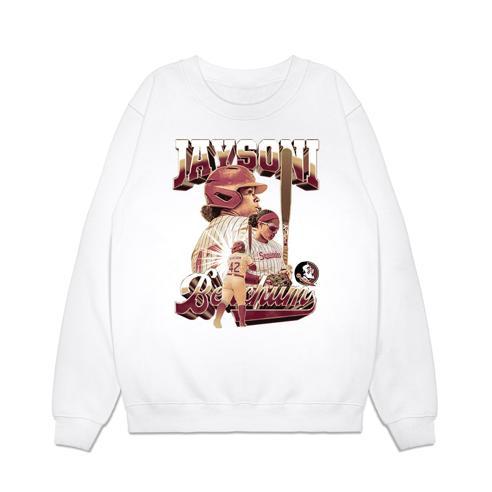 FSU - NCAA Softball : Jaysoni Beachum - Collage Premium Crewneck Sweatshirt-0