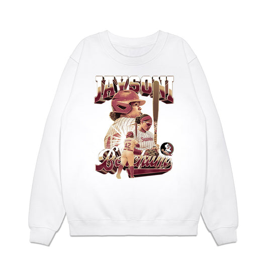 FSU - NCAA Softball : Jaysoni Beachum - Collage Premium Crewneck Sweatshirt-0
