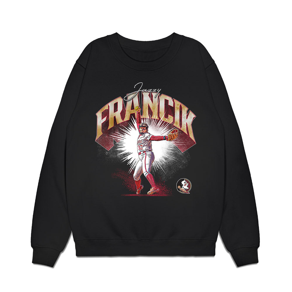 FSU - NCAA Softball : Jazzy Francik - Premium Crewneck Sweatshirt-0
