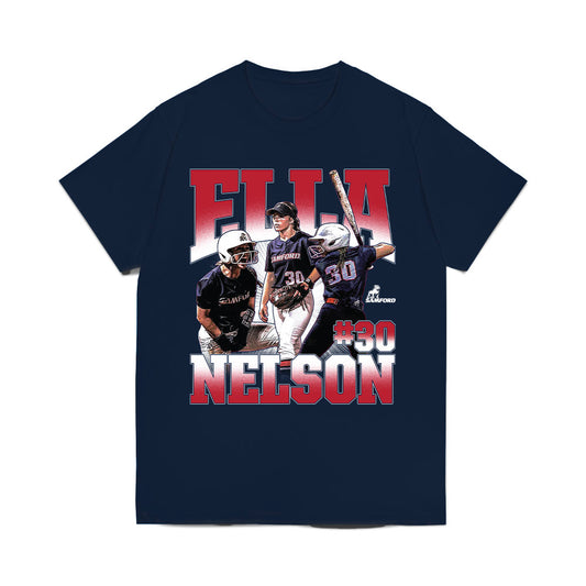 Samford - NCAA Softball : Ella Nelson - Collage Comfort Colors T-Shirt-0