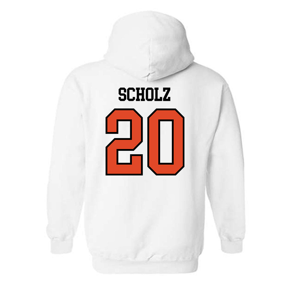 Oregon State - NCAA Women's Volleyball : Nathalie Scholz - Sports Shersey Hooded Sweatshirt-1