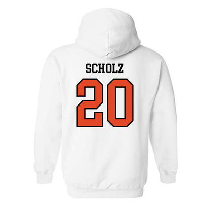 Oregon State - NCAA Women's Volleyball : Nathalie Scholz - Sports Shersey Hooded Sweatshirt-1
