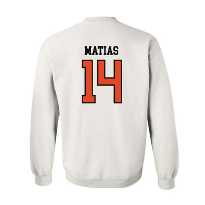 Oregon State - NCAA Women's Volleyball : Jackie Matias - Sports Shersey Crewneck Sweatshirt-1