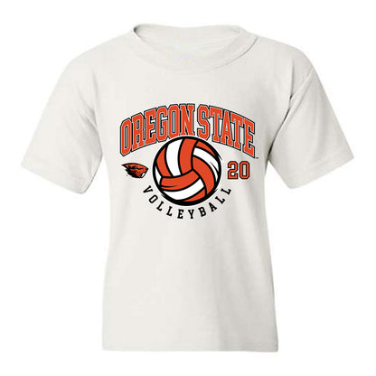 Oregon State - NCAA Women's Volleyball : Nathalie Scholz - Sports Shersey Youth T-Shirt-0