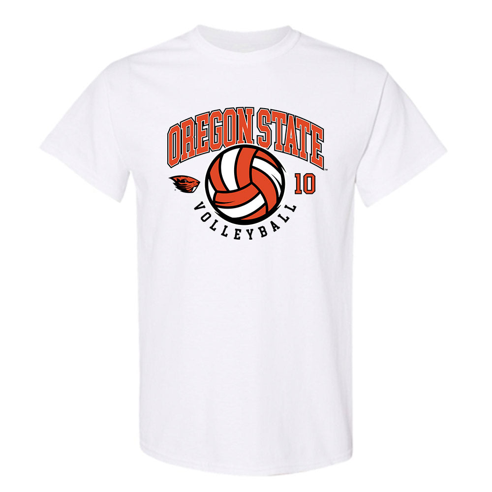 Oregon State - NCAA Women's Volleyball : Regan Shields - Sports Shersey T-Shirt-0