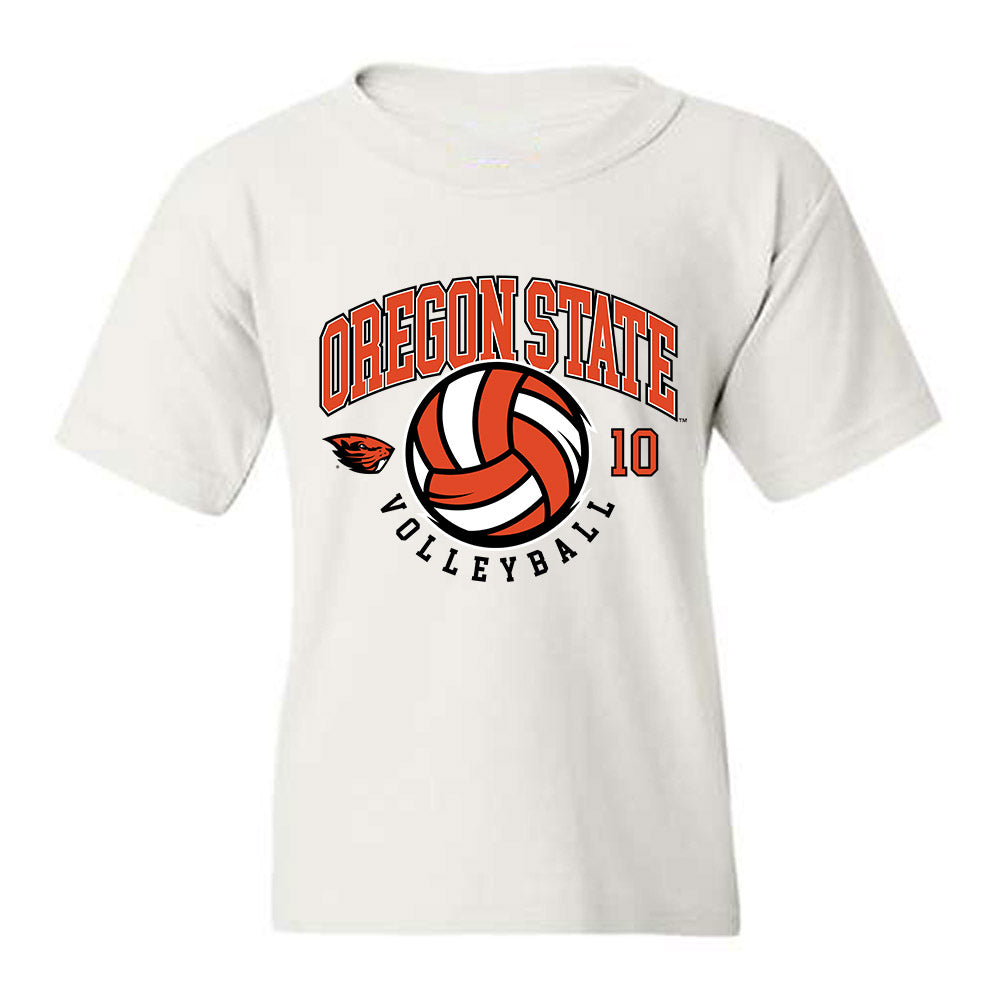 Oregon State - NCAA Women's Volleyball : Regan Shields - Sports Shersey Youth T-Shirt-0