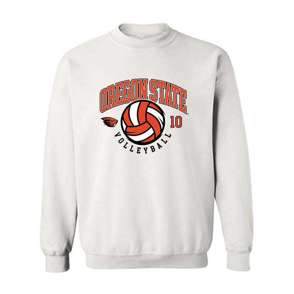 Oregon State - NCAA Women's Volleyball : Regan Shields - Sports Shersey Crewneck Sweatshirt-0