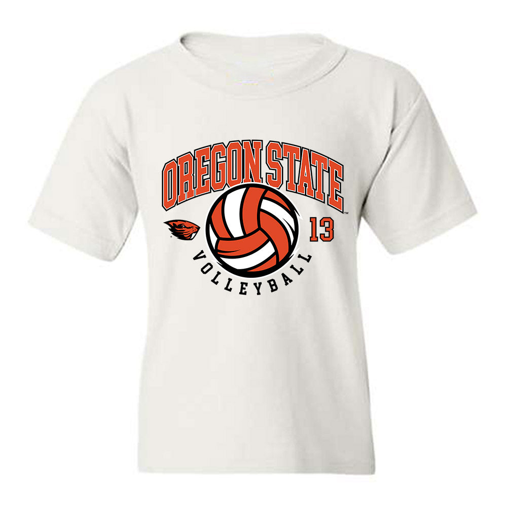Oregon State - NCAA Women's Volleyball : Vivian Light - Sports Shersey Youth T-Shirt-0