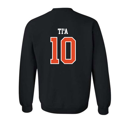 Oregon State - NCAA Football : Tristan Ti'a - Sports Shersey Crewneck Sweatshirt-1