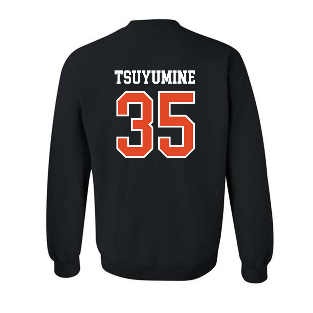 Oregon State - NCAA Football : Tetsuta Tsuyumine - Sports Shersey Crewneck Sweatshirt-1
