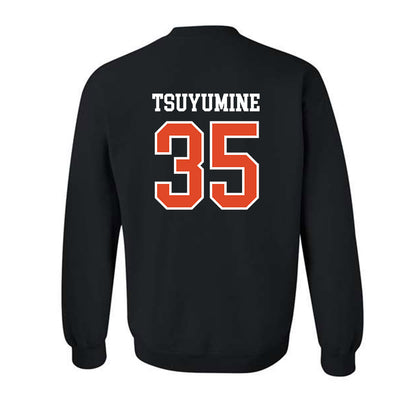 Oregon State - NCAA Football : Tetsuta Tsuyumine - Sports Shersey Crewneck Sweatshirt-1