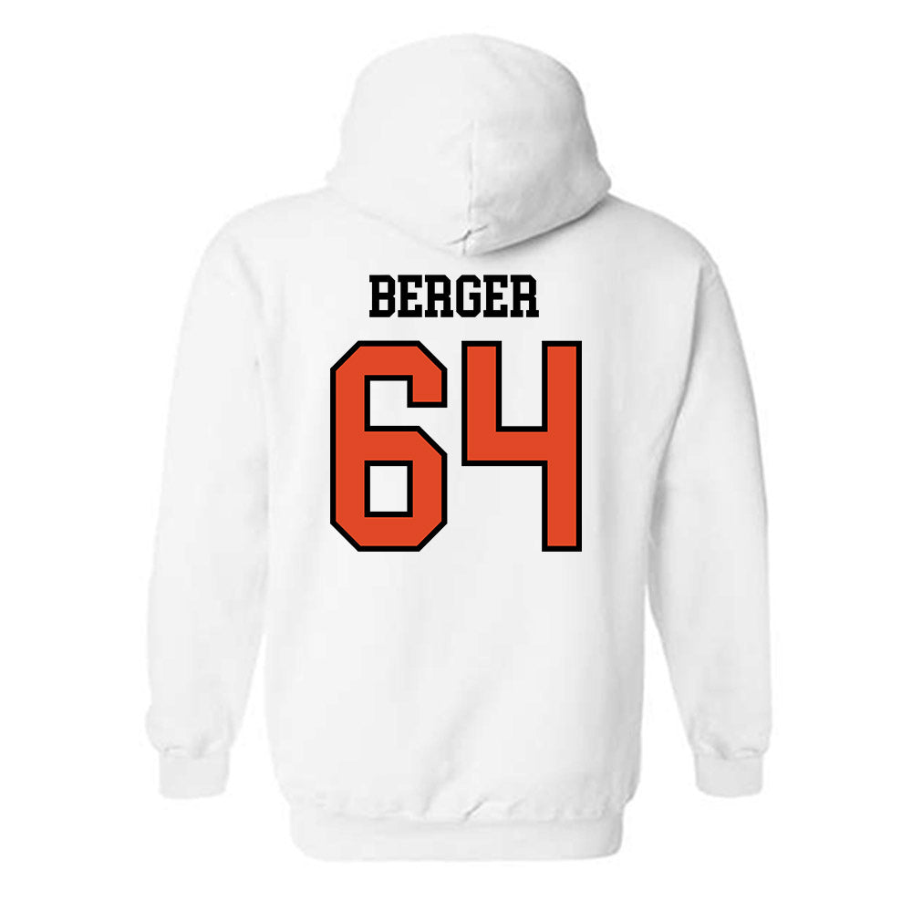 Oregon State - NCAA Football : Ryan Berger - Sports Shersey Hooded Sweatshirt-1