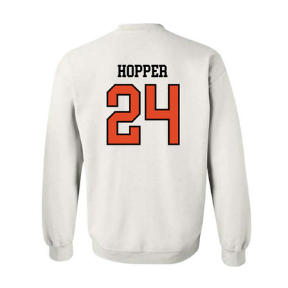 Oregon State - NCAA Football : Tyjai Hopper - Sports Shersey Crewneck Sweatshirt-1