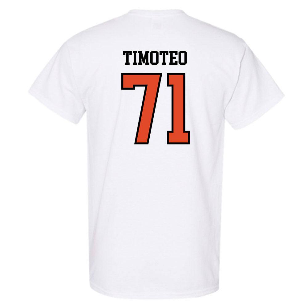Oregon State - NCAA Football : Josiah Timoteo - Sports Shersey T-Shirt-1