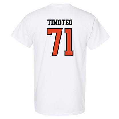 Oregon State - NCAA Football : Josiah Timoteo - Sports Shersey T-Shirt-1