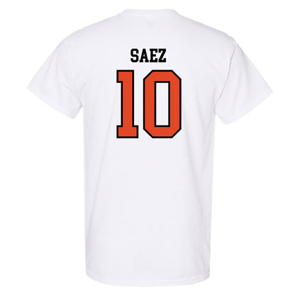 Oregon State - NCAA Football : Zakaih Saez - Sports Shersey T-Shirt-1