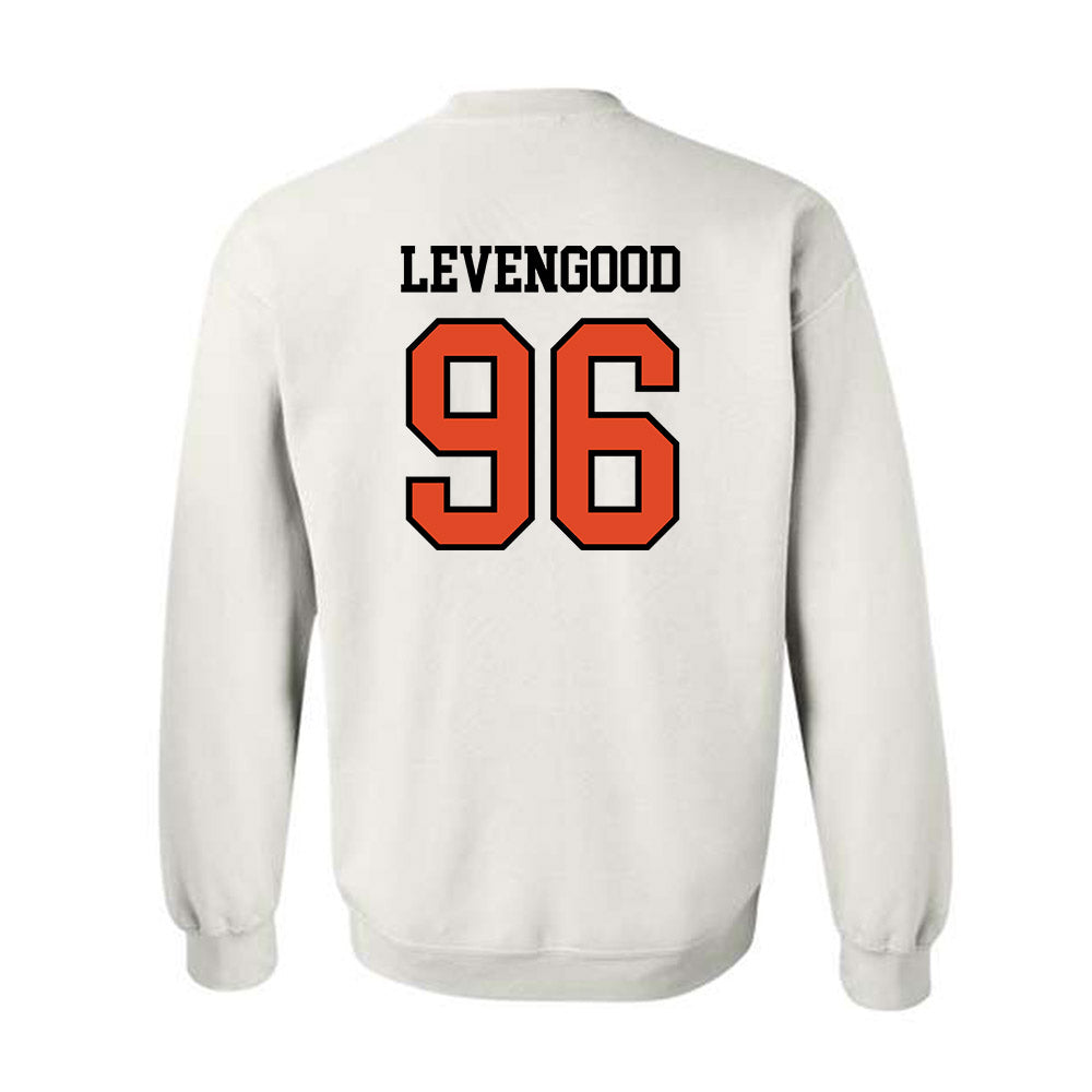 Oregon State - NCAA Football : Luke Levengood - Sports Shersey Crewneck Sweatshirt-1
