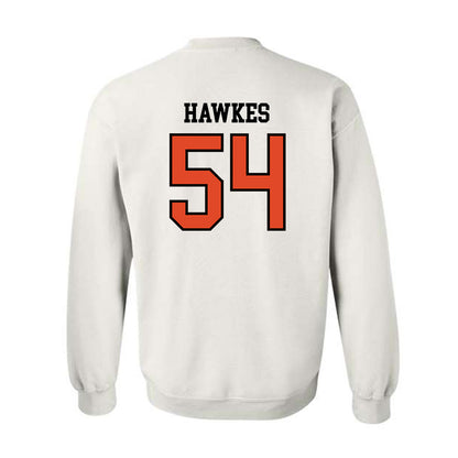 Oregon State - NCAA Football : Adam Hawkes - Sports Shersey Crewneck Sweatshirt-1