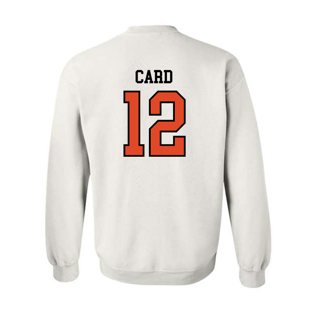 Oregon State - NCAA Football : Zachary Card - Sports Shersey Crewneck Sweatshirt-1