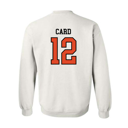 Oregon State - NCAA Football : Zachary Card - Sports Shersey Crewneck Sweatshirt-1