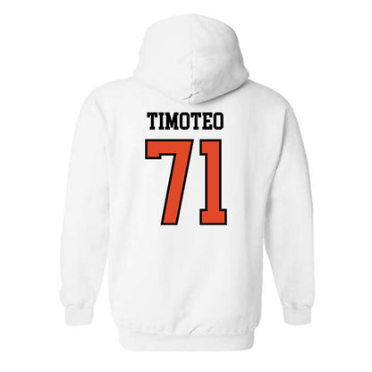 Oregon State - NCAA Football : Josiah Timoteo - Sports Shersey Hooded Sweatshirt-1