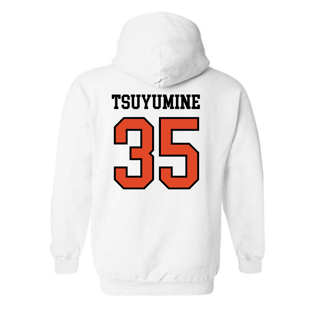 Oregon State - NCAA Football : Tetsuta Tsuyumine - Sports Shersey Hooded Sweatshirt-1