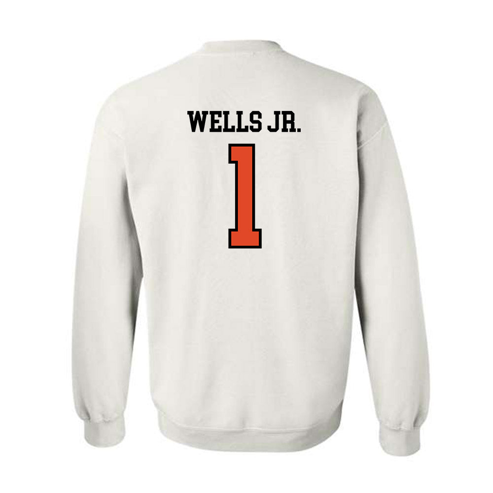 Oregon State - NCAA Football : David Wells Jr. - Sports Shersey Crewneck Sweatshirt-1