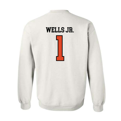 Oregon State - NCAA Football : David Wells Jr. - Sports Shersey Crewneck Sweatshirt-1