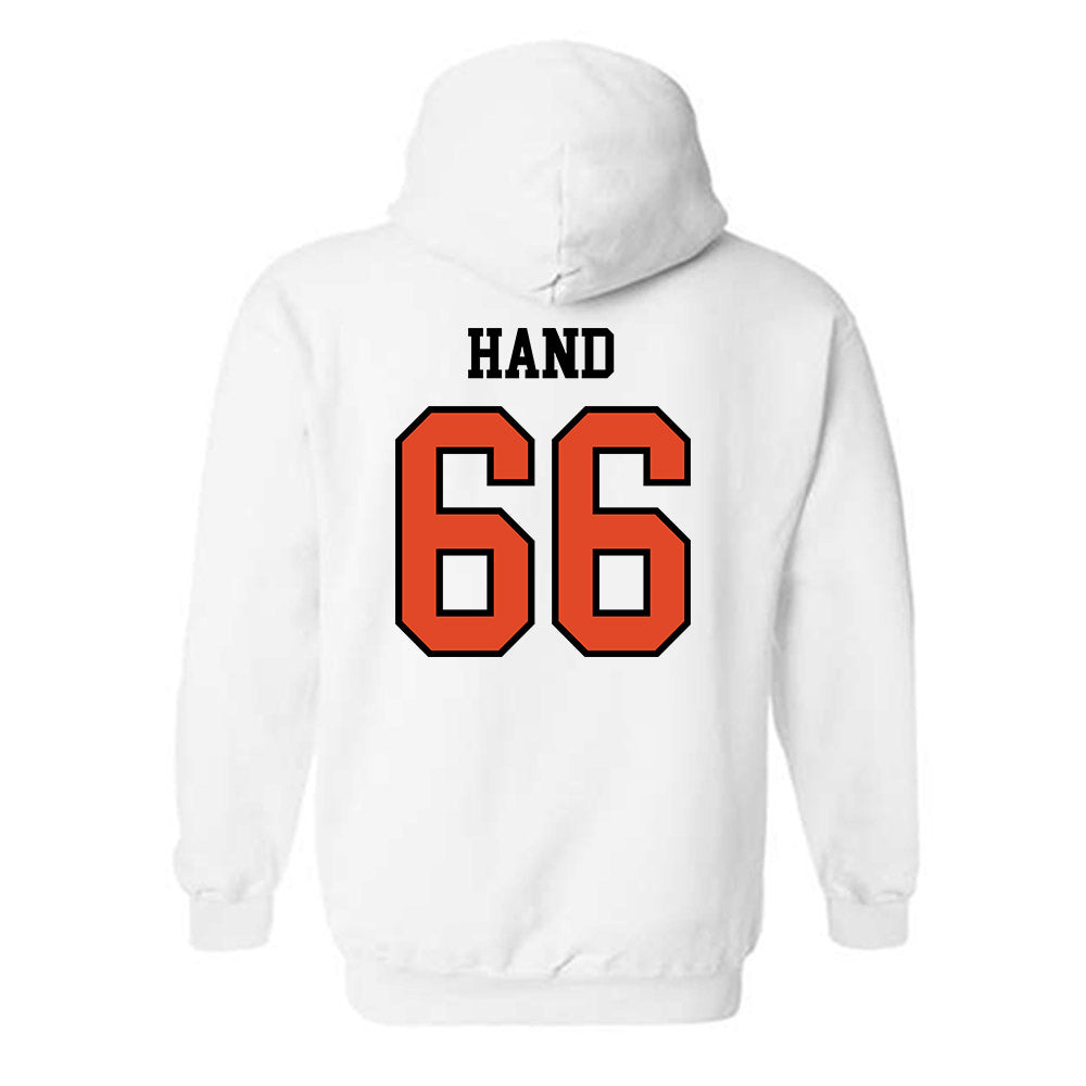 Oregon State - NCAA Football : JT Hand - Sports Shersey Hooded Sweatshirt-1