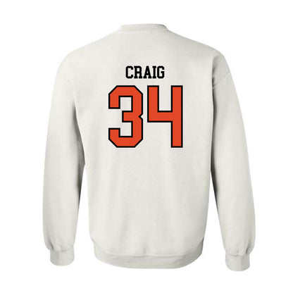 Oregon State - NCAA Football : Sean Craig - Sports Shersey Crewneck Sweatshirt-1