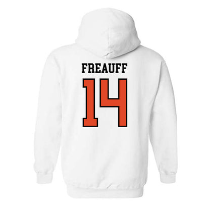 Oregon State - NCAA Football : Eddie Freauff - Sports Shersey Hooded Sweatshirt-1
