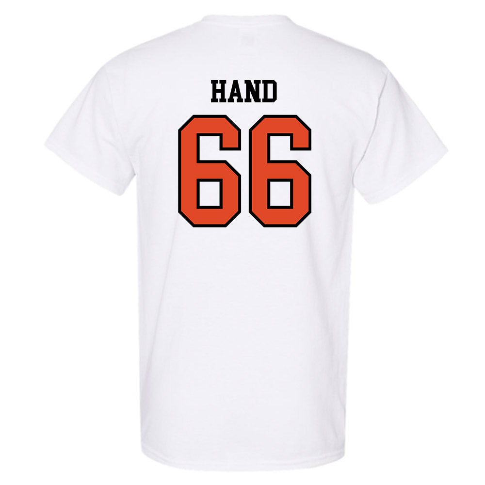 Oregon State - NCAA Football : JT Hand - Sports Shersey T-Shirt-1