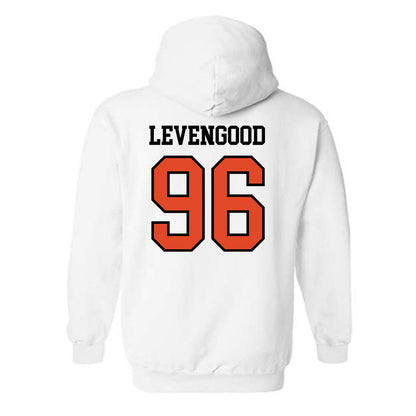 Oregon State - NCAA Football : Luke Levengood - Sports Shersey Hooded Sweatshirt-1