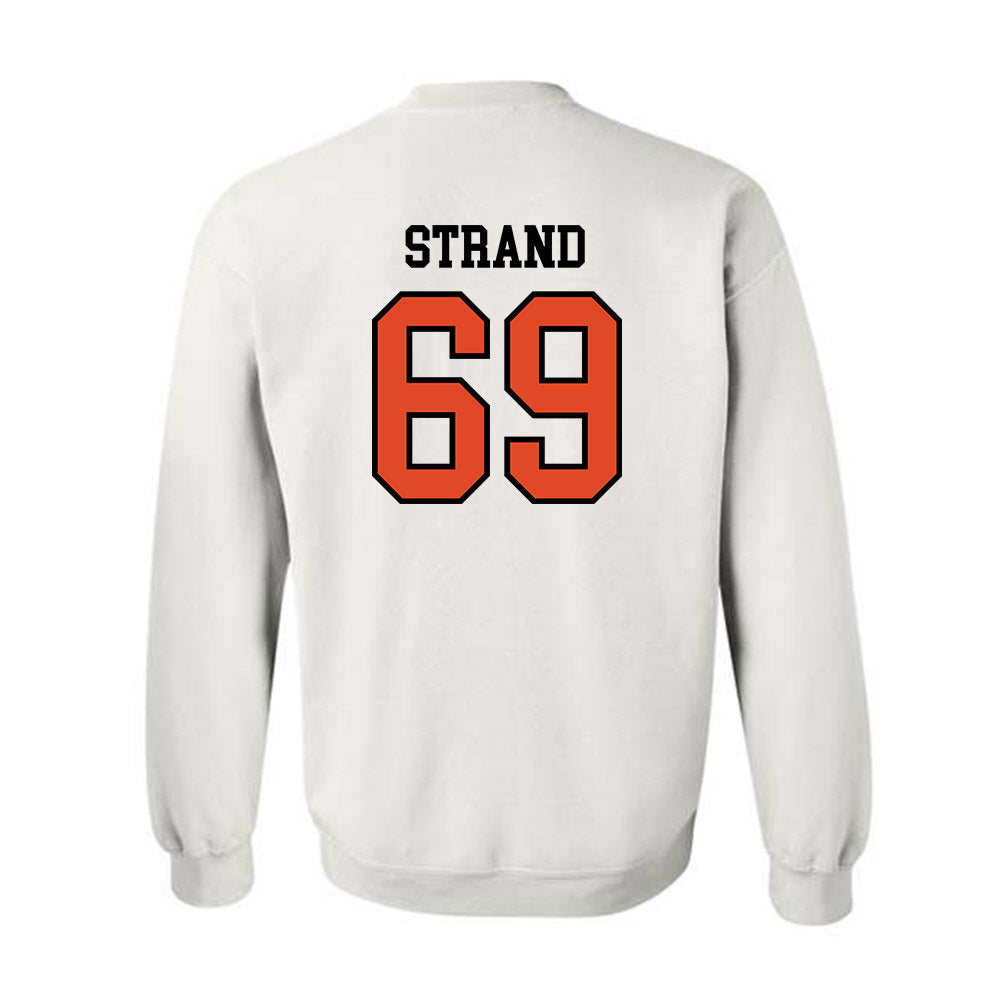 Oregon State - NCAA Football : Jacob Strand - Sports Shersey Crewneck Sweatshirt-1