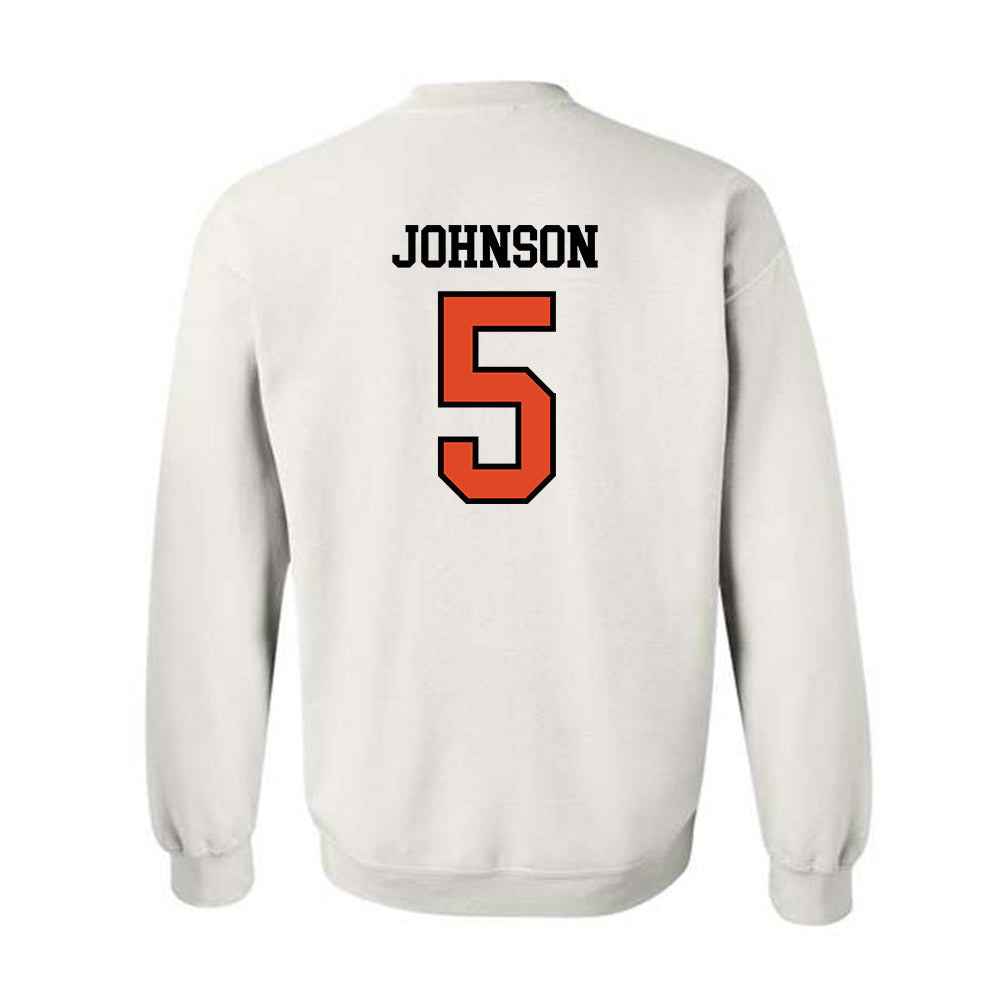 Oregon State - NCAA Football : Gabarri Johnson - Sports Shersey Crewneck Sweatshirt-1