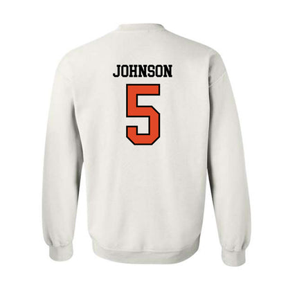 Oregon State - NCAA Football : Gabarri Johnson - Sports Shersey Crewneck Sweatshirt-1