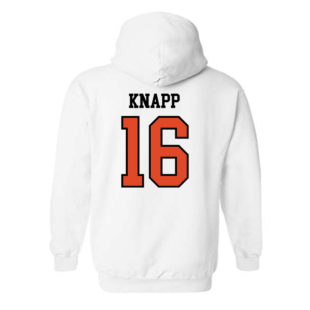Oregon State - NCAA Football : Logan Knapp - Sports Shersey Hooded Sweatshirt-1