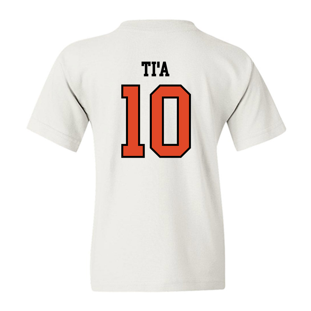 Oregon State - NCAA Football : Tristan Ti'a - Sports Shersey Youth T-Shirt-1