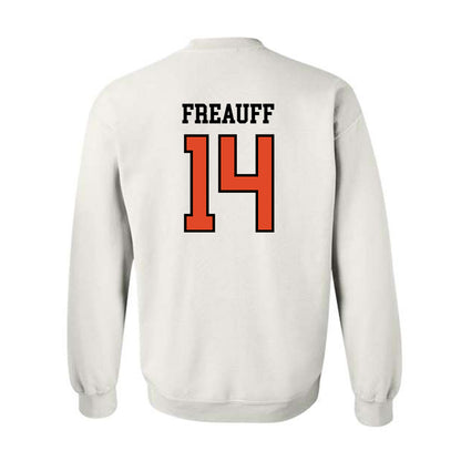 Oregon State - NCAA Football : Eddie Freauff - Sports Shersey Crewneck Sweatshirt-1
