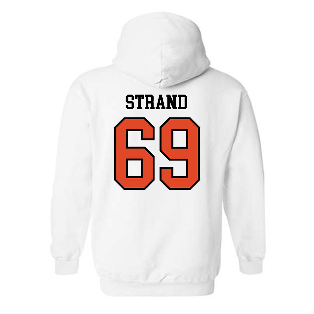 Oregon State - NCAA Football : Jacob Strand - Sports Shersey Hooded Sweatshirt-1