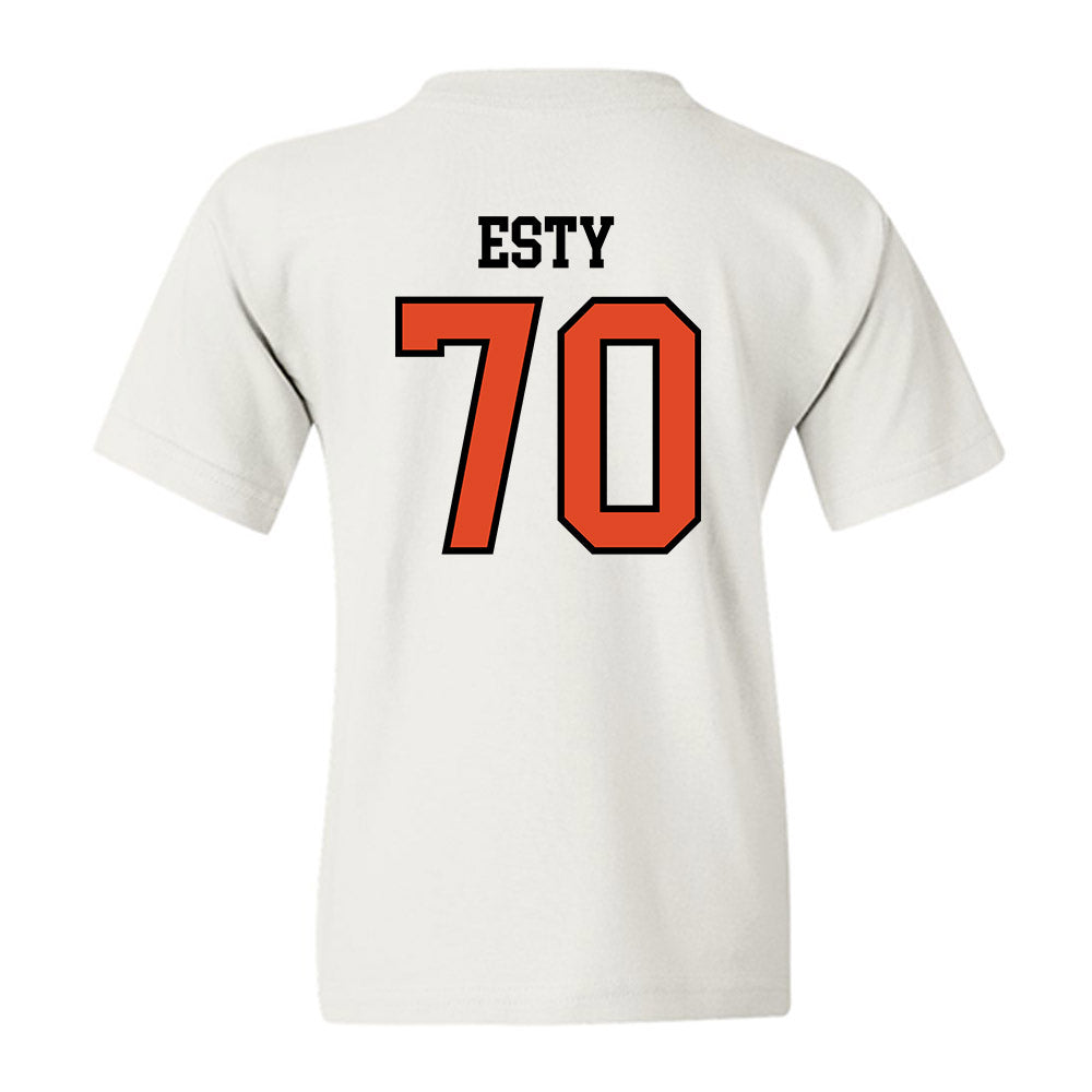 Oregon State - NCAA Football : Zander Esty - Sports Shersey Youth T-Shirt-1