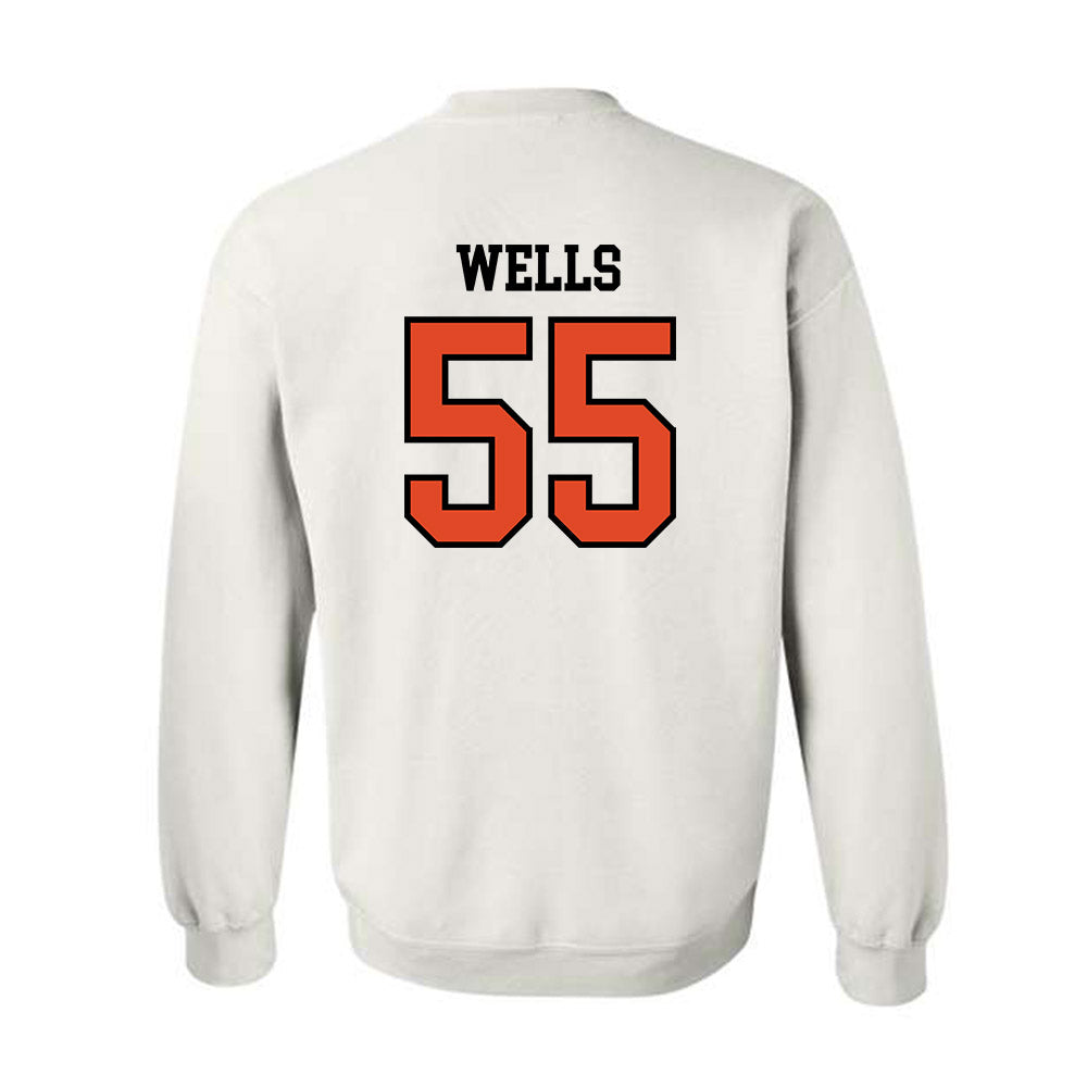 Oregon State - NCAA Football : Van Wells - Sports Shersey Crewneck Sweatshirt-1