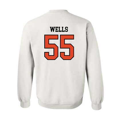 Oregon State - NCAA Football : Van Wells - Sports Shersey Crewneck Sweatshirt-1
