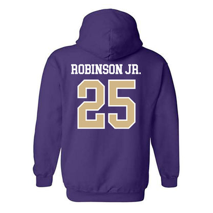 Washington - NCAA Football : Donovan Robinson Jr. - Sports Shersey Hooded Sweatshirt-1