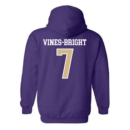 Washington - NCAA Football : Raiden Vines-Bright - Sports Shersey Hooded Sweatshirt-1
