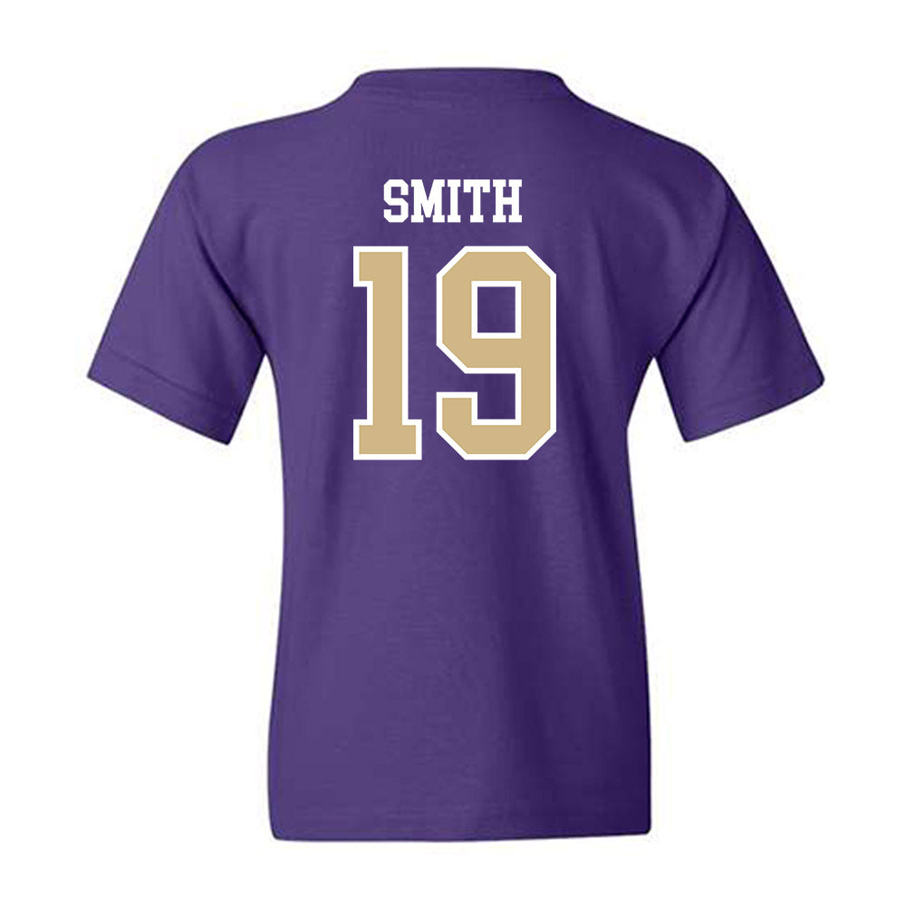 Washington - NCAA Football : Caleb Smith - Sports Shersey Youth T-Shirt-1